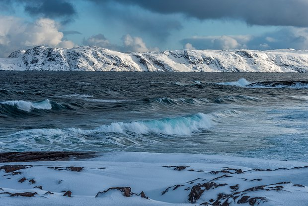 Сколько морей омывает Россию: полный список