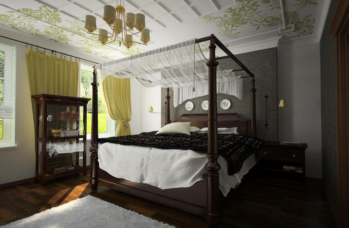 Балдахин над кроватью своими руками (79 фото)