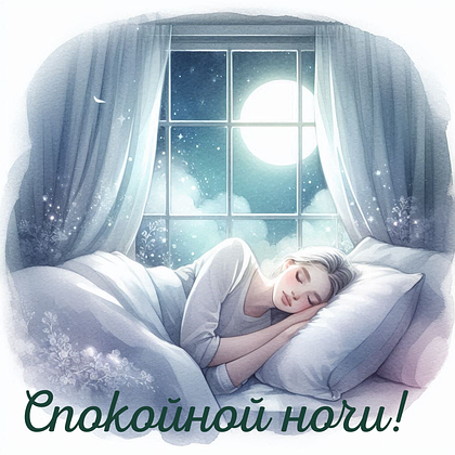 Открытки с пожеланием спокойной ночи: 100+ красивых картинок