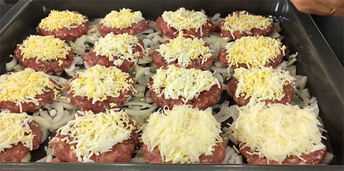 Готовим котлеты на подушке из лука. Одно изменение, но результат покоряет