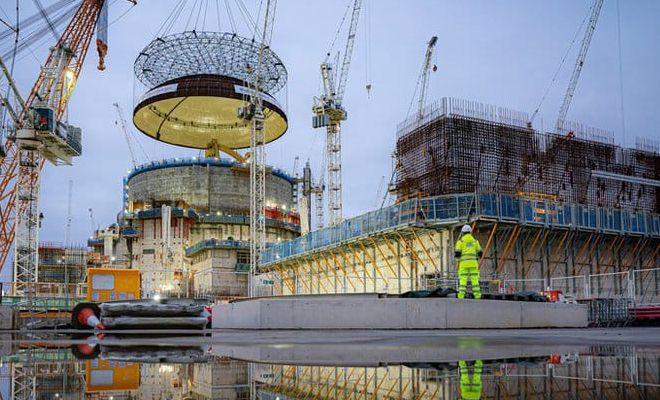 Стройка фундамента атомной станции на видео. Арматуры одного энергоблока хватит на целый город