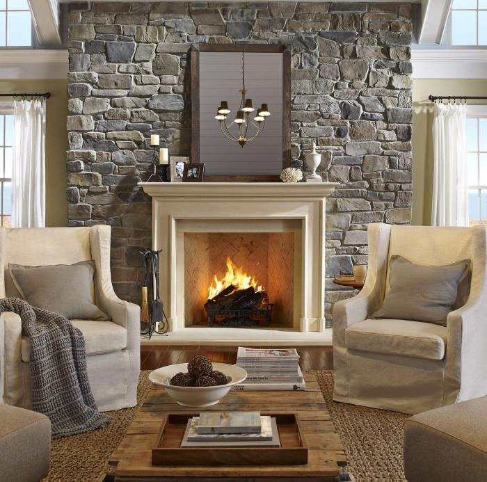 Гипсовый камень для внутренней отделки: как его использовать (42 фото)