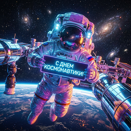 «Поехали!» Открытки с Днем космонавтики: 140+ картинок и поздравлений на 65-летие первого полета