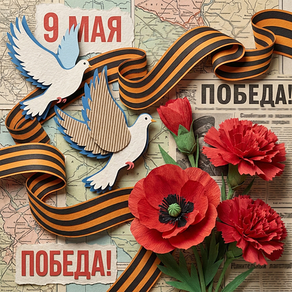 Открытки с Днем Победы 9 Мая в 2026 году: 140+ картинок и поздравлений