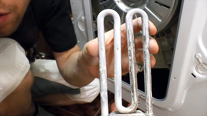 Чистка ТЭНа стиральной машины.