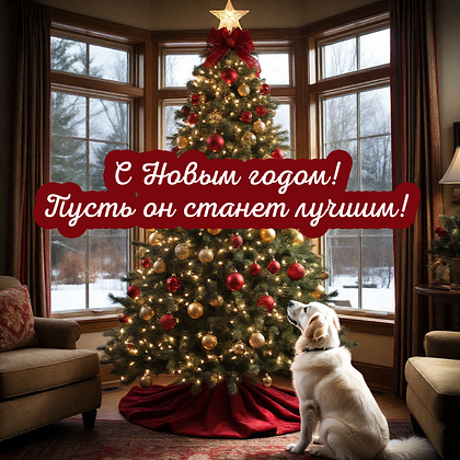 Открытки с Новым годом — 2026: 60+ картинок и поздравлений