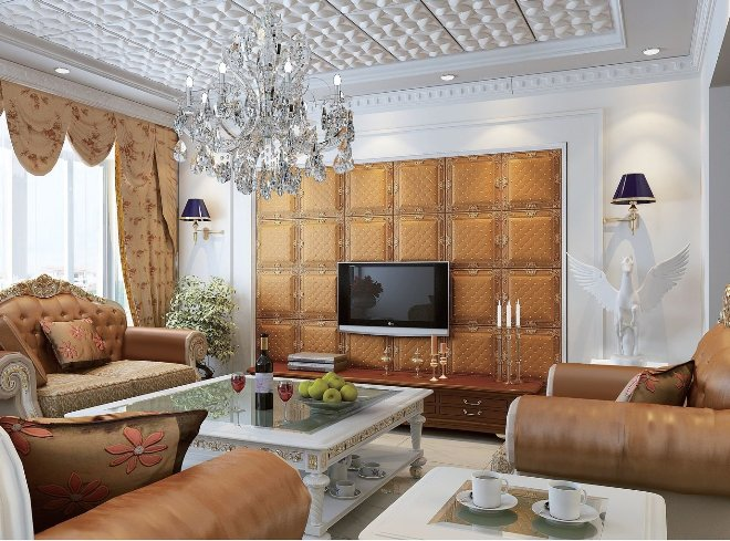 Мягкие стеновые панели – новое звучание старинного декора помещений (65 фото)