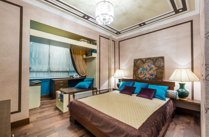 Дизайн спальни 12 кв.м: интересные идеи и полезные советы (56 фото)