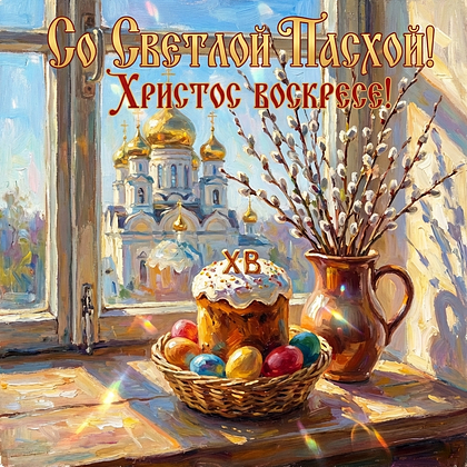 «Христос Воскрес!» Открытки с Пасхой: 140+ картинок и поздравлений