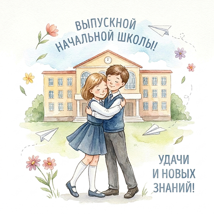 Открытки на выпускной в начальной школе: 60+ картинок и поздравлений