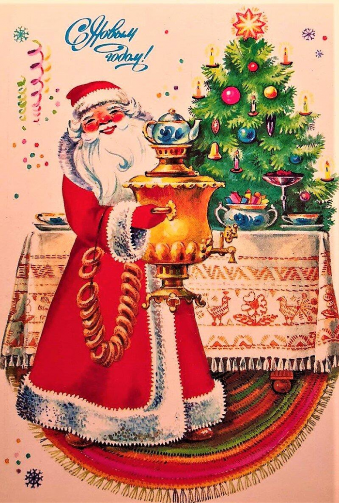 85 красивых открыток времен СССР для поздравления с Новым годом 2026