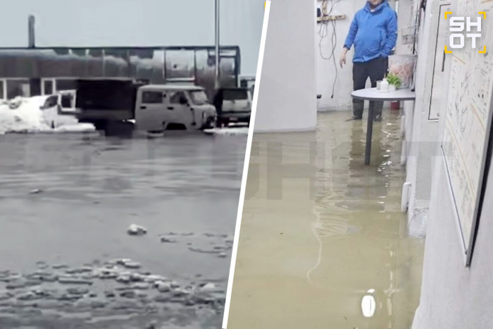 На Камчатке после рекордных снегопадов вода затопила многоквартирные дома