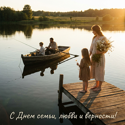 Открытки с Днем семьи, любви и верности: 140+ картинок и поздравлений