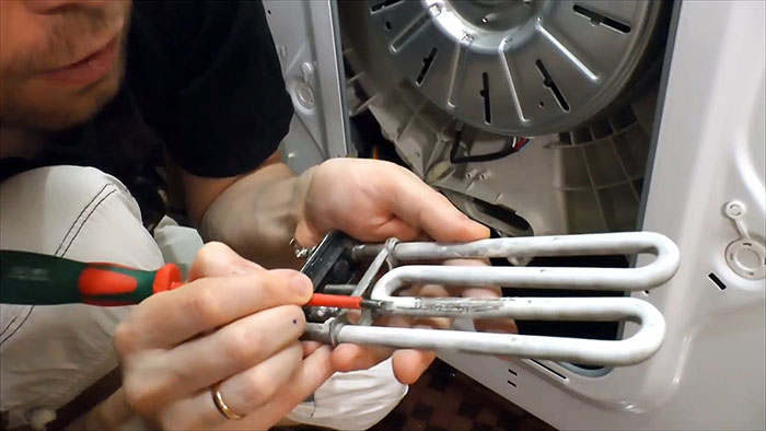 Чистка ТЭНа стиральной машины.