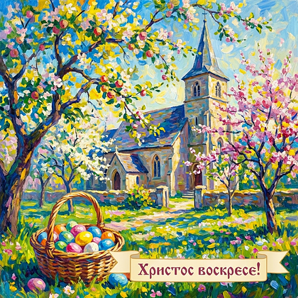 «Христос Воскрес!» Открытки с Пасхой: 140+ картинок и поздравлений