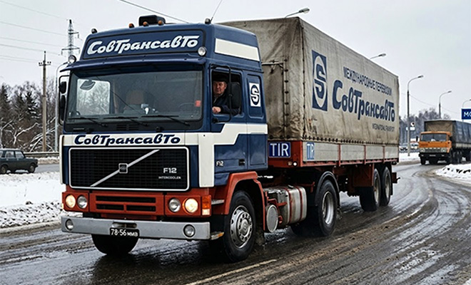 Лучше КамАЗа: как был устроен тягач Volvo F12, о котором мечтали все водители СССР