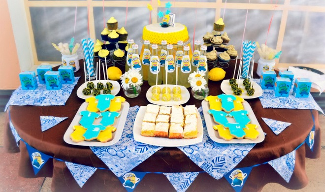 Как украсить стол на день рождения ребенка, чтобы он остался доволен (39 фото)