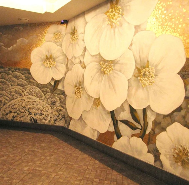 Роспись стен в квартире: несколько способов сделать свою комнату уютной и красивой (46 фото)