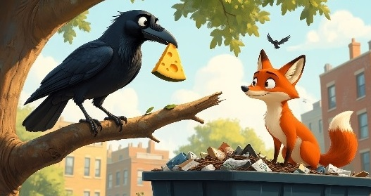Ворона и Лисица (новая версия)