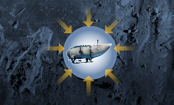 Как быстро работает давление на глубине 4 километра. Воде достаточно доли секунды чтобы сплющить батискаф