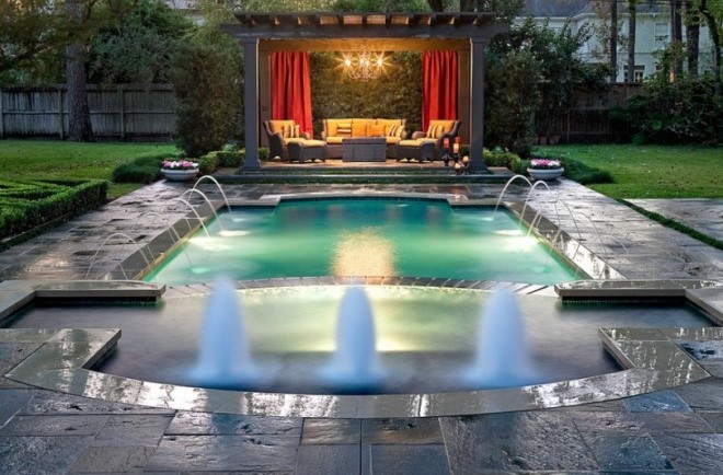 Дизайн двора частного дома: правила создания гармоничного пространства в разных стилях (124 фото)