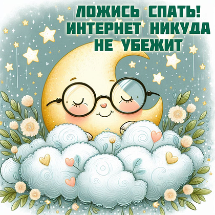 Открытки с пожеланием спокойной ночи: 100+ красивых картинок