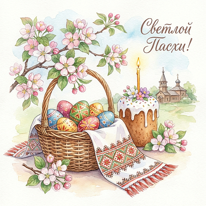 «Христос Воскрес!» Открытки с Пасхой: 140+ картинок и поздравлений
