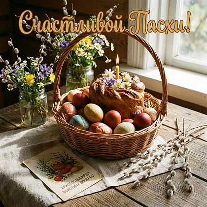 «Христос Воскрес!» Открытки с Пасхой: 140+ картинок и поздравлений