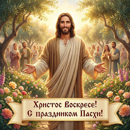 «Христос Воскрес!» Открытки с Пасхой: 140+ картинок и поздравлений