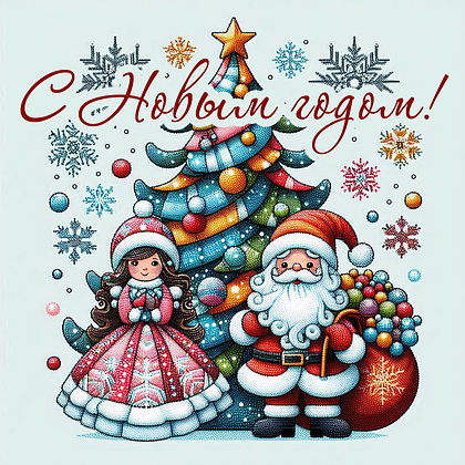 Открытки с Новым годом 2026: скачать 150+ картинок и поздравлений