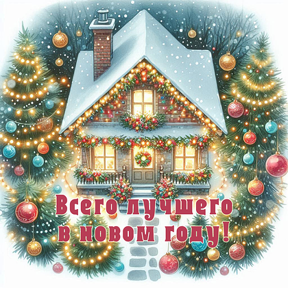 Открытки с Новым годом 2026: скачать 150+ картинок и поздравлений