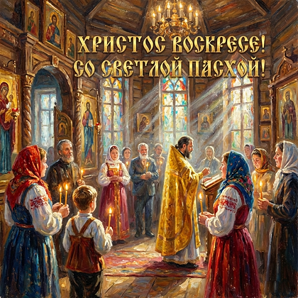 «Христос Воскрес!» Открытки с Пасхой: 140+ картинок и поздравлений