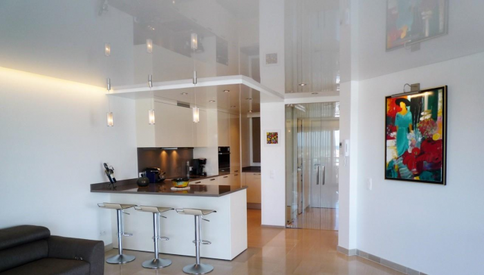 Как выбрать люстру для натяжного потолка в зал и другие комнаты (67 фото)