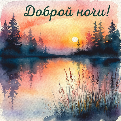 Открытки с пожеланием спокойной ночи: 100+ красивых картинок