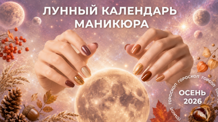 Лунный календарь маникюра на осень 2026 года: лучшие даты сентября, октября и ноября
