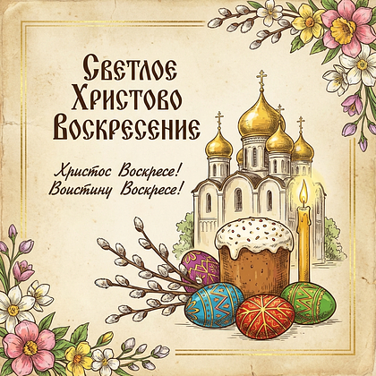 Открытки на Пасхальную неделю: 50+ картинок и поздравлений для Светлой седмицы