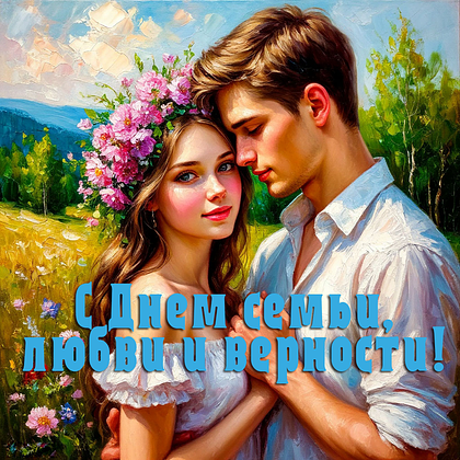 Открытки с Днем семьи, любви и верности: 140+ картинок и поздравлений