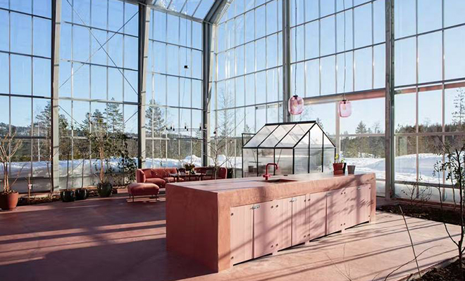 Норвежская семья построила дом внутри огромной теплицы. Зачем было выбрано такое решение