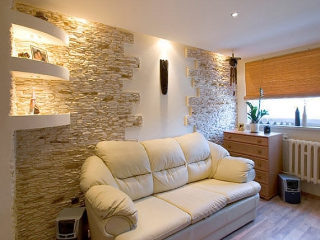 Гипсовый камень для внутренней отделки: как его использовать (42 фото)