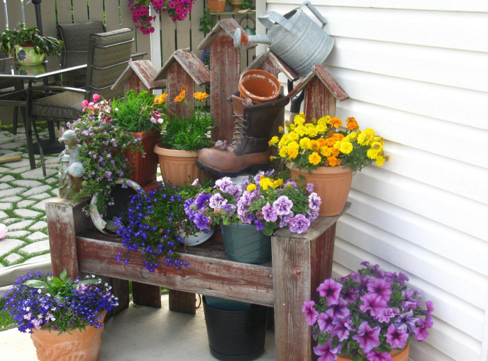 Клумба для дачи: как своими руками создать цветочный оазис (60 фото)