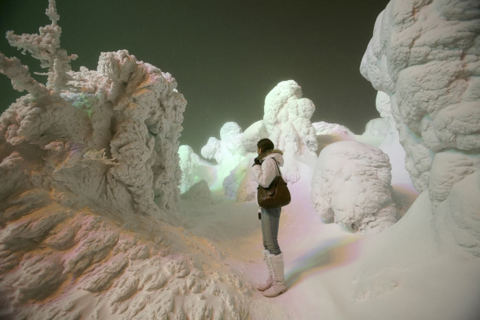 Снежные монстры горы Зао