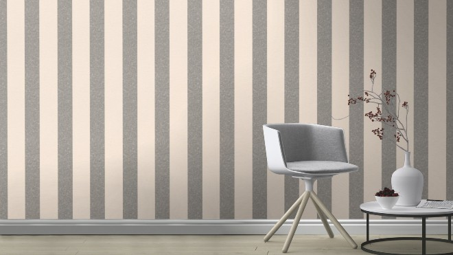 Обои в полоску: как создать нестандартный дизайн комнаты с помощью простых линий (104 фото)
