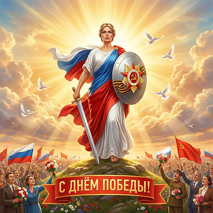 Открытки с Днем Победы 9 Мая в 2026 году: 140+ картинок и поздравлений