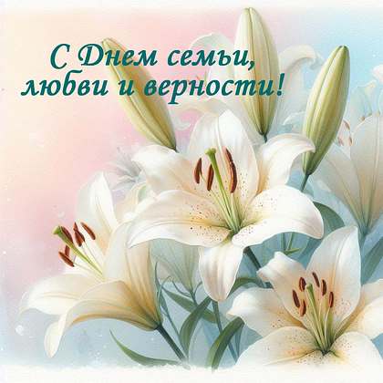 Открытки с Днем семьи, любви и верности: 140+ картинок и поздравлений