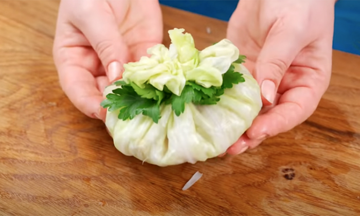 Делаем голубцы не по классике, а в мешочках. Сока как в мантах