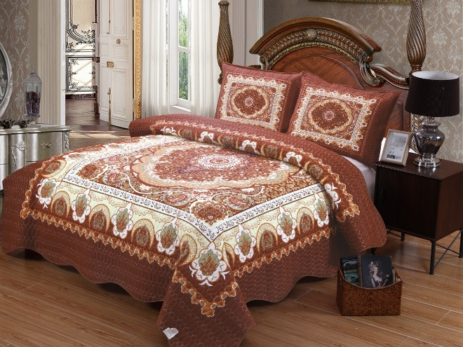 Покрывало на кровать в спальню в современном стиле (71 фото)