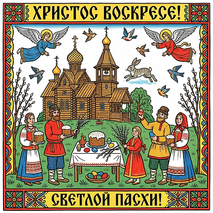 «Христос Воскрес!» Открытки с Пасхой: 140+ картинок и поздравлений