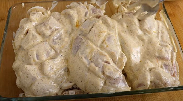 Рецепт сочной куриной грудки. Запекаем под йогуртом