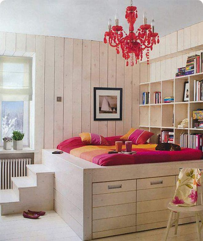 Комната с подиумом: несколько секретов по обустройству (67 фото)