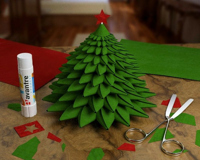 Поделки из бумаги на Новый год: как создать праздничный декор своими руками (80 фото)